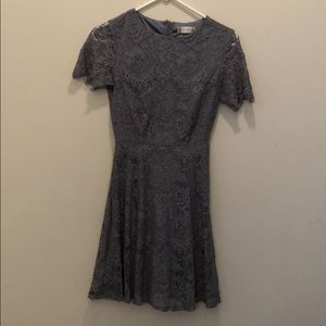 Blue/grey lace dress